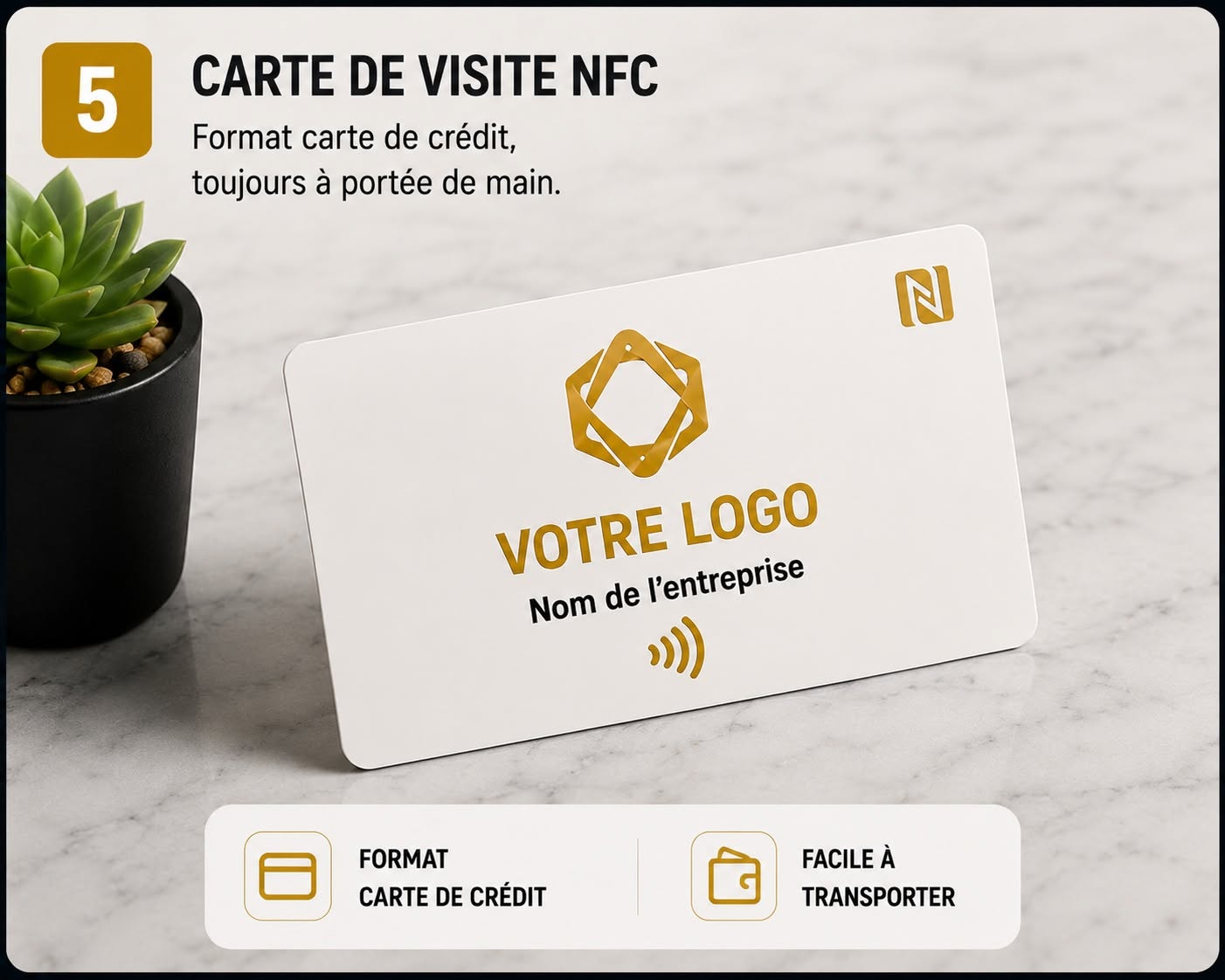 carte visite NFC